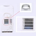 Miniatyrbild 5 av 5: CDQ 5,9 tums luftkonditioneringsavgasslangkoppling fönsteradapter A/C