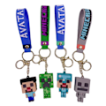 Pikkukuva 1 / 4: 4 kpl Minecraft Fackla Avaimenperä