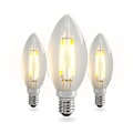 Pikkukuva 5 / 5: 12 kpl E14 Edison-lamput, Nuodi LED-filamenttilamput Antik Amber