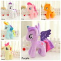Miniatyrbillede 4 af 5: 25CM My Little Pony Enhjørning Legetøj LILA lilla