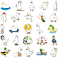 Miniatyrbild 2 av 4: 50 förpackningar Cartoon Duck Stickers Vattenflaskor Laptop Telefon Motorcykel Dator Gitarr Skateboard Hydroflasks Duck Vinyl