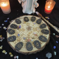 Miniatyrbillede 2 af 5: Træ Runer Sten Sæt Hexe Rune Sæt 14 ST Graveret Rune Symbol Sort one size