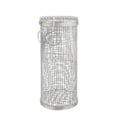 Miniatyrbillede 1 af 5: Rullende grillkurv, cylindrisk grillkurv i rustfrit stål 30x9x9cm 30x9x9cm