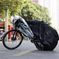 Miniatyrbild 8 av 11: Cykelöverdrag / Skydd för Cykel - Överdrag Black Svart