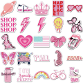 Miniatyrbilde 2 av 5: CQBB Preppy Stickers Rosa Djurdekaler Bagasje Skateboard Kjøleskap Mobiltelefon Datamaskin Skateboard Vannflaske Reiseveske Bildekaler 50 stk
