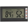 Miniatyrbild 1 av 5: Digital LCD-hygrometer Inomhustermometer Multifunktionsmonitor Temp Fuktighetsmätare Monitor För kontor Sovrum Vardagsrum Växthusodling (1 st zdq