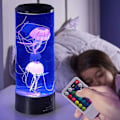 Miniatyrbillede 2 af 3: USB Manet Lava Lampe Bordlampe Natlampe til Soveværelse Børneværelse