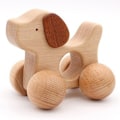 Pikkukuva 1 / 10: Auto Montessori Lelu Puinen Auto 2 2 2 2