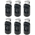 Miniatyrbillede 5 af 5: E14 Flammepære Sockel, Termoplast, Sort, Ses 52 mm Høj, 1/8 Ips Hickey-gevind