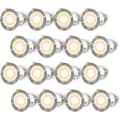 16-pack LED Infällda Spotlights för Trädäck, Vattentät IP67, Utomhus Infällda Spotlights Kit_tfrf