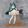 Miniatyrbillede 5 af 5: Vocaloid Hatsune Miku Actionfigur Samling 22cm Anime Kawai hvid one size