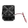 80MM CPU LED Vattenkylning Kylare Värme Radiator med Fläkt för Dator PC