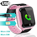 Miniatyrbild 4 av 4: Gps + Wifi Smart Watch -telefon för barn.