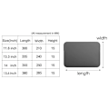 Miniatyrbillede 8 af 9: Laptop Sleeve / Laptopfodral - Vælg størrelse Sort Black 15 tum - Svart