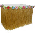 Miniatyrbilde 1 av 5: Bordsgresskjørt for Hawaiian Hula Luau Party Dekorasjon Bord