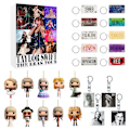 Miniatyrbillede 1 af 4: Julemusikelsker Adventsnedtællingsdekoration 24 Dage Jule-nedtællingskalender DIY Smykkefremstillingskit Gave 22 Charm Perler Hængende til M