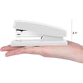 Stapler, Desktop Stapler, Office Stapler, 25 Sheet Capacity, White