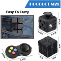 Miniatyrbillede 5 af 5: 3 stk. Fidget Toy Bundle til ultimativ stressaflastning, Infinity Cube og Controller - Perfekt kontorgave til børn