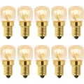 Miniatyrbillede 1 af 3: Pakke med 10 Saltlampe 15W Pære Varmt Hvid til Ovn, Køleskab