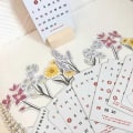 Miniatyrbilde 3 av 5: 4\" x 8\" 2024 Bloomy Flowers Skrivebordskalender, 2024 Flower Desk Calendar Planner, Månedlig Skrivebordsplanerare (2st) 2pcs