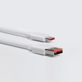 Miniatyrbild 4 av 5: Xiaomi USB Type C-kabel 6A Supersnabb laddningsdatakabel Hållbar TPE USBA till USBC-laddningssladd vit ingen