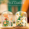 Pikkukuva 2 / 5: Nejlika Blommor Bukett Byggklossar Leksak 624st Mini Tegelsten Blomster Set, Vuxen Botanisk Samling Vänner Set, Presenter