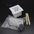 Miniatyrbillede 4 af 5: Lysforme stearinlys DIY silikoneform lysfremstilling lysvæge små Rubiks kube pakke små rubiks kub pack