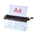 Pikkukuva 1 / 5: A4 9\" paper shredder Strimlat paper Manual hand paper shredder Document file Handmade