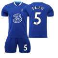 Miniatyrbillede 1 af 2: Chelsea VM hjemmebanesæt ENZO nr 5. Børn #5 Kis 20（110-120CM） #5 Kis 20（110-120CM）