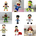 Miniatyrbild 3 av 5: Plyschhatt Spel Toy Boy Girl Tecknad Handdocka Plyschdocka Ta G One Size