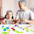 Miniatyrbild 2 av 4: 26 Roliga Play Doh Verktygsset Degformar Leksaksklippare Modellering för Barnpresent
