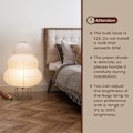 Miniatyrbilde 5 av 8: Nogyu2022 Akari Japansk Papirgulvlampe - Noguchi Papirlykt Gulvlampe - Koselig Mid Century Gulvlampe (Gulvlampe) Floor Lamp