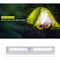 Miniatyrbilde 4 av 5: CQBB Skaplys med sensor, bevegelsessensorlampe, 10 LED-nattlys med magnetstripe, USB-drevet (trådløs), automatisk skaplampe