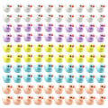 Miniatyrbilde 1 av 5: 100 stk Mini Resin And Miniatyr And Figur And Micro Fairy Gard Multicolor 100 Multicolor 100