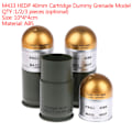 Miniatyrbillede 2 af 5: M433 HEDP 40 mm patron Dummy granat model Mini case sort 3 stk