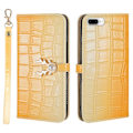 Miniatyrbilde 1 av 5: Kompatibel med Iphone 8 Plus/ Kompatibel med Iphone 7 Plus case Pattern Elk Flip Läder cover - Blå Yellow none