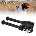 Miniatyrbillede 1 af 5: Tilt 360 graders roterende V8 Bipod Justerbar Skinnemontering Rotationsadapter Stativ til Udendørsjagt Sort