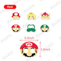Miniatyrbillede 4 af 5: Super Mario fødselsdagsfest baggrund balloner banner SET 1