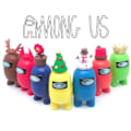 Miniatyrbilde 1 av 4: 7-pak Among Us-figurer (8-10 cm)