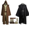 Miniatyrbilde 1 av 2: Star And War Jedi Kostym Anakin Replica Rob Halloween Outfits Kläder För Kvinnor Män Plus Size 4XL D_y_o Black Cloak Only 2XL SQBB