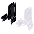 Miniatyrbillede 2 af 5: 12 stk. Display Stativ Staffeli Tallerkenholder Billede Fotokunst Plast Hvid 12stk