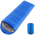 Miniatyrbilde 1 av 7: 1 STK Soveposer for Voksne, Enkel Voksen Konvolutt Sovepose for 3 Sesonger Lett Camping Vandring Blue