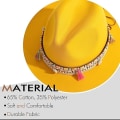 Miniatyrbillede 2 af 5: Filthat Fedora-hat til kvinder, bredskygget Panama-hat med kvast