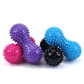 Miniatyrbild 3 av 5: Spikig boll jordnötsmuskelmassage rulle yogastav kropp multifärg Multicolor