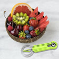 Miniatyrbillede 5 af 5: Sæt frugt udskæring, frugtkugle skål til dekoration af frugtplader (2 stk, grøn) zdq