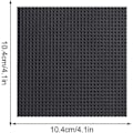 Miniatyrbild 5 av 5: 5-pack Snabb Trampolin Reparationssats 4 X 4 Fyrkantiga Lappar Kit Med Lim Borste Skrapa Handskar Och Torkduk Trampolin Matta Reparation