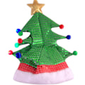 Miniatyrbillede 2 af 5: Sjov julehat med LED-lys, til børn og voksne