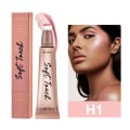 Miniatyrbild 1 av 5: 12ML Natural Blush Highlighter Matt 6 Färg Blush H1#Highlight one size