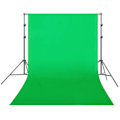 Pikkukuva 1 / 4: Valokuvastudion tausta vihreä valkoinen musta näyttö Chromakey 1,6 m leveä tausta vihreä 1 6  2 M