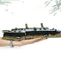 Miniatyrbild 1 av 5: Akvariumdekoration Sjunkande Titanic-modell Skeppsbrottsprydnader N ferrous OneSize